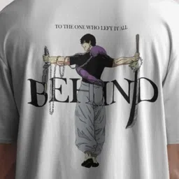 Adrunaline Fit Men Printed Raw Edge T-shirt image 4