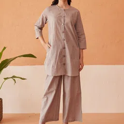 MAAND Printed Cotton Tunic With Trousers Co-Ords image 2