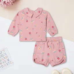 max Girls Printed T-shirt with Shorts-picture-34