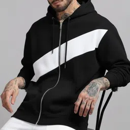 Try This Colourblocked Hooded T-shirt-picture-29