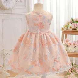 TIOR Floral Embroidered Fit & Flare Dress image 5