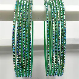 RAF DUKAN Set Of 12 Stone-Studded and Beaded Bangles image 4
