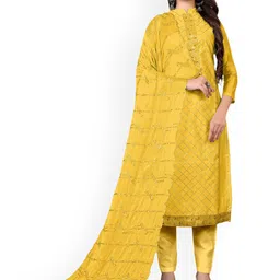 Maroosh Geometric Embroidered Sequinned Unstitched Dress Material-picture-26