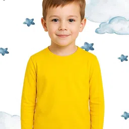 FBAR Boys Solid Round Neck Pure Cotton T-shirt-picture-10