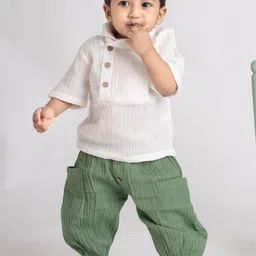 BABY TWINKLES Boys Cotton Shirt and Trousers Co-Ord-image-26