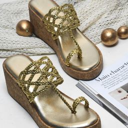 TRYME Ethnic Wedge Sandals-picture-6