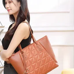 CORSICA PU Oversized Structured Handheld Bag image 5