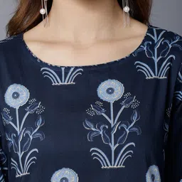 vishudh Women Cotton Blend Kurta Palazzo Set image 5