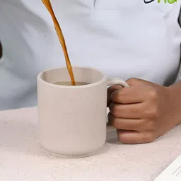 eha Green & Pink 4 Pieces Matte Dishwasher and Microwave Safe Mugs-350 ml Each image 2