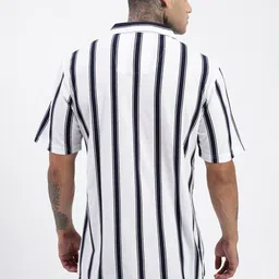 SHOWOFFFF Men Comfort Striped Casual Shirt image 4