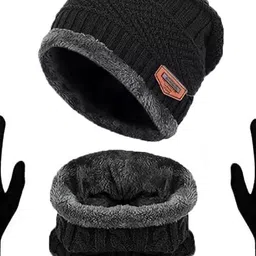 FLEXCYCAP Men Embroidered Woollen Beanie image 2
