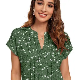 sanjana  silk SANJANA SILK Print Extended Sleeves Cotton Top-picture-40