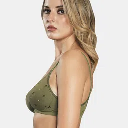 Sonari Women Graphic Printed Medium Coverage Lightly Padded Non-Wired T-shirt Bra image 4