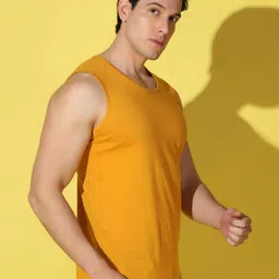 WOOSTRO Men Pack of 2 Typography Printed Round Neck Cotton Slim Fit Sports T-shirts image 3