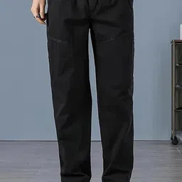 R.Code by The Roadster Life Co. Men High-Rise Regular Fit Cotton Trousers-image-99