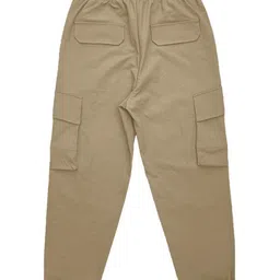 VOOTER Men Relaxed Fit-Front Mid-Rise Cotton Cargo image 4