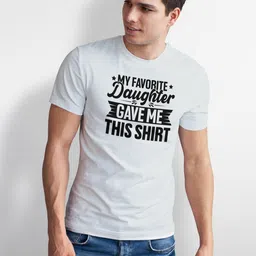 Seekbuylove Men Bio Finish Typography Printed Pure Cotton T-shirt-image-51