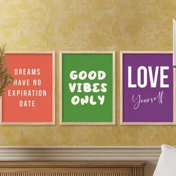 walllane Motivational Wall Art With Frame Home Decor Wall Painting For Living Room Office Bedroom-picture-15