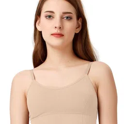 Moda Rapido Women Pack of 4 Full Coverage Lightly Padded Camisole Bra image 5