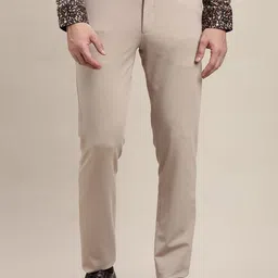 Turtle Men Tailored Slim Fit Cotton Formal Trouser-picture-36