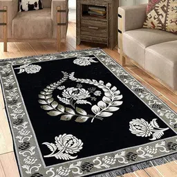 RADECOR Black Solid Anti-Skid Carpet-image-8
