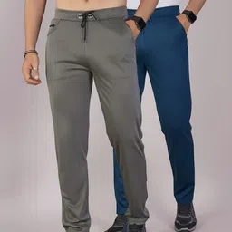 KAIDO Men Pack Of 2 Mid-Rise Track Pants image 4