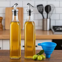 health tag 1000 ml Cooking Oil Dispenser Set image 1