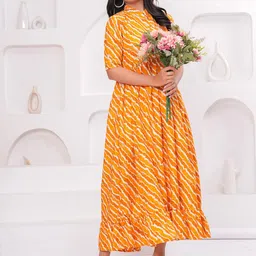 Machla Women Fit & Flare Maxi Dress-image-44