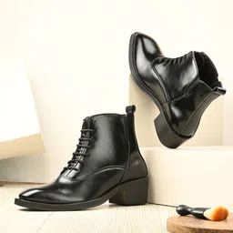 AfroJack Men Block-Heeled Regular Boots-picture-40