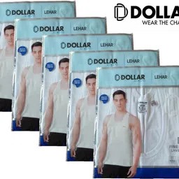 Pack of 5 Dollar Lehar Rn Men Vest image 2