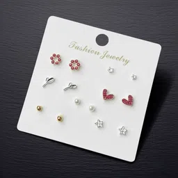 TheVineGirl Geometric Studs Earrings-picture-32