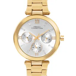 French Connection Women Dial & Stainless Steel Bracelet Style Straps Analogue Multi Function Watch FCN078GM image 1