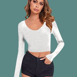 Dream Beauty Fashion Women Fitted Crop Top-image-46