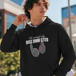 TOGS & TERRE Men Graphic Printed Hooded Full Sleeves Pullover Sweatshirt-picture-38