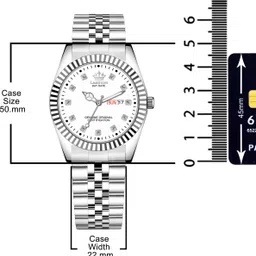 limestone Legacy Series Stainless Steel Day and Date Functioning | Stylish Chain | Quartz Analog Watch - For Men RLX031 image 3