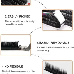 gleevia Synthetic Black Eyelash Extension, 0.07-D14mm Classic Stable Curl (Combo Pack) image 3