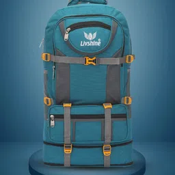 Rucksack For Hiking Trekking And Travel - Unisex Rucksack - 60 L (GREEN) Rucksack - 60 L-image-5