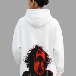 TheBTclub Men Printed Hooded Sweatshirt image 3