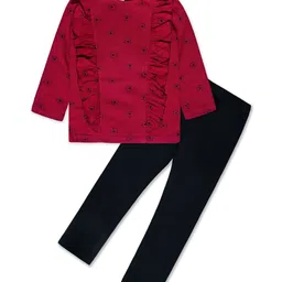 Nino Togs Girls Printed Top with Trousers-image-85