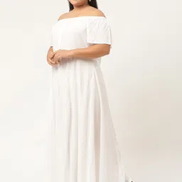 theRebelinme Off-Shoulder A-Line Maxi Dress image 5