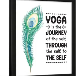 Chaka Chaundh Multicoloured Synthetic Wood Wall Art image 1