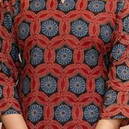 Jsimar Women Maroon Kurtas image 5