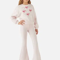 Juniors by Babyshop Girls Flared High-Rise Wide Leg Trouser image 3