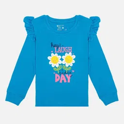 Bodycare Girls Floral Printed Applique T-shirt-picture-19