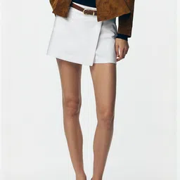 LULU & SKY Mini-Length Solid Skirts-picture-32