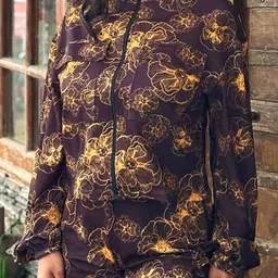 BAESD Printed High Neck Top & Shorts Co-Ords image 4