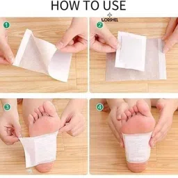 LORSHEL Bee Venom Foot Patches Stress Relief Detox Patch Solution image 3