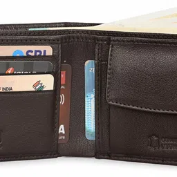 provogue Men Casual, Formal Brown Genuine Leather RFID Wallet image 4