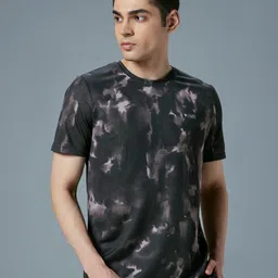 Technosport SS25 Abstract Printed Antimicrobial Slim Fit T-Shirt-picture-47