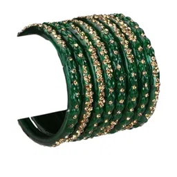 SOMIL Green Alloy Bangle image 2
